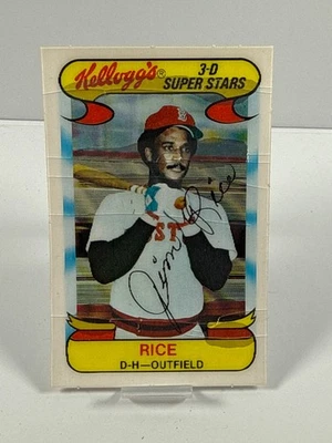 1978 Kellogg's 3-D Super Stars - Jim Rice #49 - Image 1 of 2