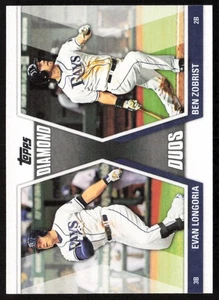 2011 Topps Update #DD-24 Evan Longoria / Ben Zobrist - FREE SHIPPING - Picture 1 of 2
