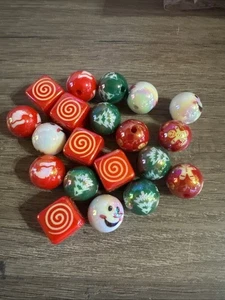 20 Weihnachtsperlen 16 mm  - Bild 1 von 1