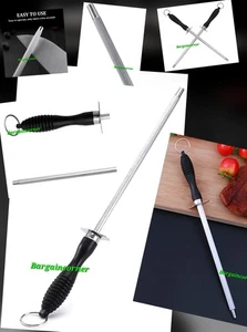 Messerschere Klingenschärfer Wetzstab Edelstahl Wetzstab - Bild 1 von 39