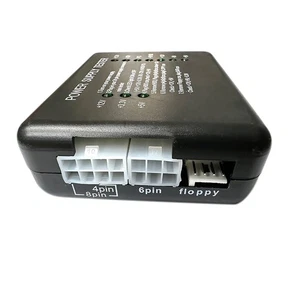 1X ATX Power Tester 4/6/8/20/24 Pin Plug HDD Floppy Molex for Computer PSU - Zdjęcie 1 z 10