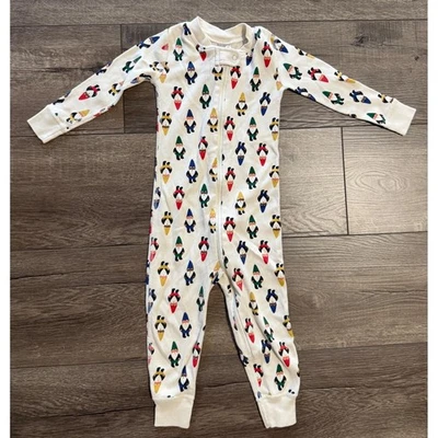Pijama Hanna Andersson Rainbow Gnomos Cremallera Dormir Sin Pies Talla 2T Foto 1 de 4
