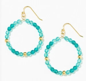 💎Orecchini Cristallo Touchstone Post Placcatura Ionica Oro Condizioni Nuove - Foto 1 di 3