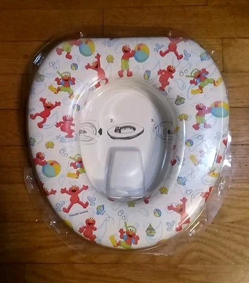 Nuevo asiento de inodoro unisex vintage de entrenamiento para ir al baño Sesame Street 2006 Foto 1 de 4