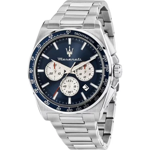HERREN CHRONOGRAPH UHR MASERATI R8873652005 43 BLAU STAHL ORIGINAL PE 2025 - Bild 1 von 6