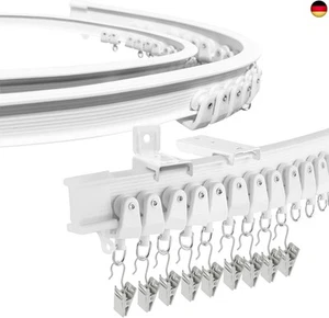 Biegbare Vorhangschiene für Erkerfenster, 3 m, flexibel, gebogen, - Bild 1 von 7
