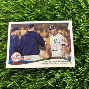 Mariano Rivera Ruhestand Karte mit Derek Jeter 2014 Topps Eröffnungstag A55 - Bild 1 von 2
