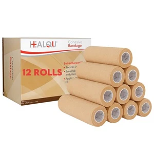 Self Adhesive Bandage Wrap – Cohesive Tape for Athletic & Sports - 6” x 5 Yar... - Picture 1 of 6