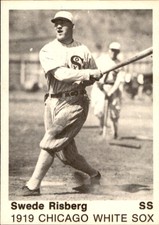 1975 Chicago White Sox 1919 TCMA #20 Swede Risberg - NM Baseball Card