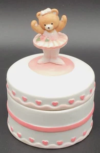 Vintage San Francisco Music Box Company Ballet Bear Schmuckkästchen - Bild 1 von 9