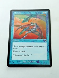 MTG Repulse Invasion 70/350 Regular Common - Edge wear - See pics - Picture 1 of 4