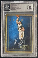 Anthony Davis 2015-16 Panini LUXE Gold 10/10 Signed Rookie Card Beckett BGS (RC)