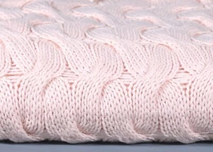 Alicia Adams Rouge 100 % Baby Alpaka Zopfmuster Überwurf 51”x71” handgefertigt neu ohne Etikett - Bild 1 von 3