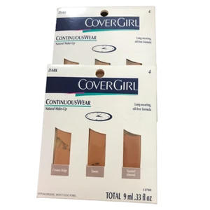 CoverGirl ContinuousWear Natural Foundation Samples - Dark #4 - Set of 2 - Picture 1 of 2