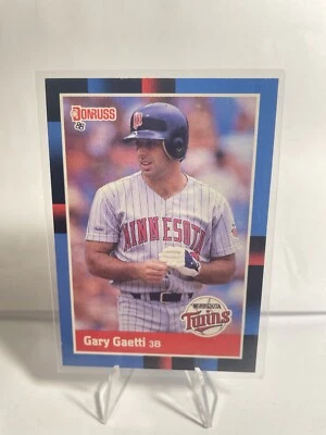 1988 Donruss - Last Line Begins with In #194 Gary Gaetti - Image 1 of 2