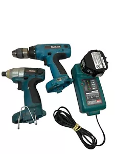 Makita 4 Stück 14,4V 6935FD Bohrmaschine 6337D Stahl 13 mm Bohrmaschine 12 V Akku & Ladegerät - Bild 1 von 13