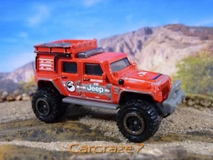 2016 Matchbox Jeep Anniversary Edition Red Jeep Wrangler Superlift Loose C2 - Picture 1 of 3