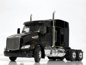 PETERBILT 579 TRUCK,WSI MODELS(BLACK,6x4),1:50 - Picture 1 of 5