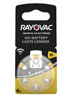 6 x Rayovac Acoustic Hörgerätebatterien Knopfzelle PR70 Typ 10 Varta 100 mAh