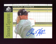 Charley Hoffman 2012 SP Game Used Scorecard Signatures Autograph Auto Rookie RC
