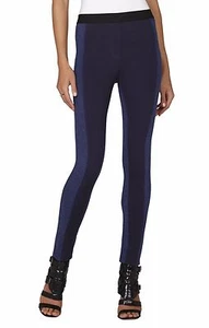 NEW BCBG MAX AZRIA DK MIDNIGHT SASHA PONTE LEGGING ERQ2F096/B438A SZ XXS - Picture 1 of 2