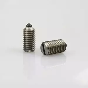 Spring Plungers with Slot and Plunger M6 Stainless Steel - Adjustable spring pressure - Picture 1 of 2