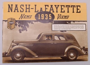 1935 Nash LaFayette News Views Sales Brochure - Picture 1 of 5