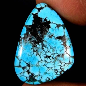 36.55Cts. Natural FABULOUS Tibet Turquoise Fancy Cabochon Loose Gemstone - Picture 1 of 3