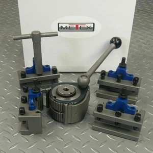 Quick Change Tool Post METEX 40 Position European Multifix Style QCTP Lathes ... - Picture 1 of 11