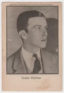 Glenn Hunter 1920s Film Star Large PAPER STOCK Trading Card SPAIN Jaime Boix - Picture 1 of 2