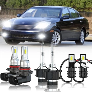 For 2004 Lexus ES330 Combo 6x HID/LED Headlight High Low Beam+Fog Light Bulb Kit - Picture 1 of 17