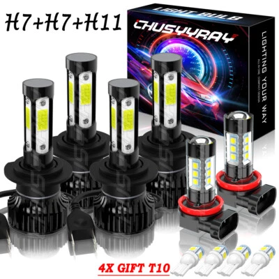 Faros antiniebla LED Hi/Lo Fit Mercedes-Benz CLS550 2007-2011 6x Foto 1 de 4