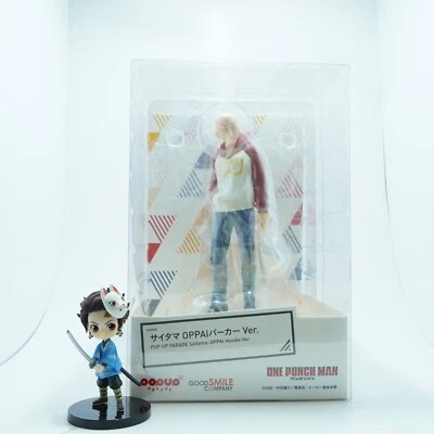 Good Smile Company Pop Up Parade One Punch Man Saitama Caped Baldy Oppai Hoodie - Image 1 of 3