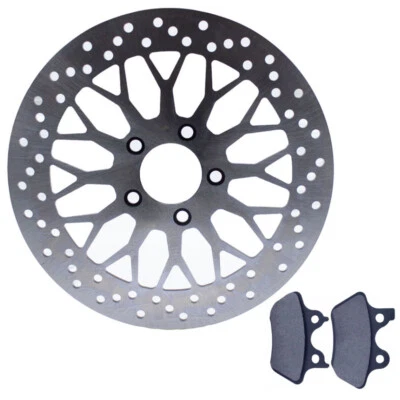 Rear Brake Rotor and Pads for Harley Road King Electra Glide Road Glide 00-07 - Image 1 of 4