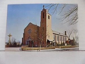 Unsere Liebe Frau der Schmerzen katholische Kirche Postkarte Kearny NJ 1965 Vintage Rarität selten - Bild 1 von 2