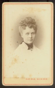 CDV Gebr Siebe/Breslau Marie von Tümpling fille du Général Wilhelm von Tümpling - Picture 1 of 2