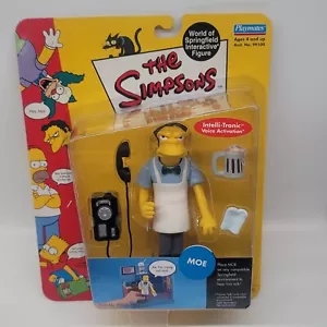 Simpsons Moe Szyslak Bartender Action Figure Series 3 Toy Intelli-Tronic 99104 - Picture 1 of 9
