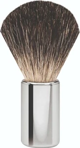 Rasierpinsel BERLIN Edelstahlgriff glänzend echt Dachshaar ERBE made in SOLINGEN - Bild 1 von 3