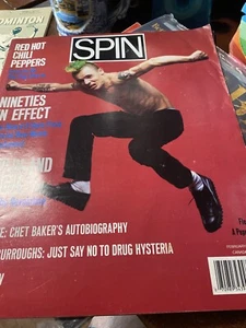 Spin Magazine Feb 1990 Featuring FLEA Red Hot Chili Peppers Excellent Condition - Picture 1 of 1