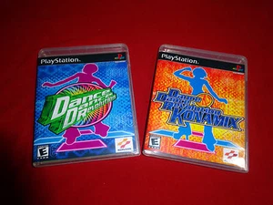 Empty Cases!  - Dance Dance Revolution 1 2 Konamix Sony PlayStation 1 2002 PS1 - Picture 1 of 7