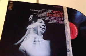 EX RARE 1967 orig PROMO ARETHA FRANKLIN GREATEST HITS lp Try A Little Tenderness - Picture 1 of 12