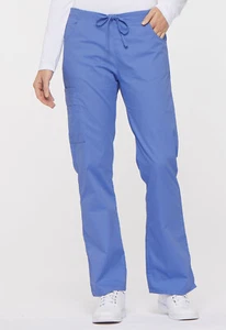 Dickies Mid Rise Drawstring Cargo Pant 86206 CIWZ Ciel Free Shipping - Picture 1 of 6