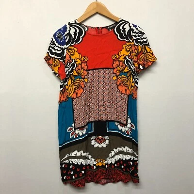 Express Women Short Sleeve Floral Dress Size Small 100% Rayon B315 -18 - Изображение 1 из 4