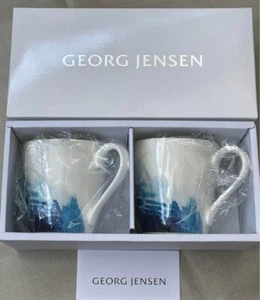 Georg Jensen Ceramic Mug set Henning Koppel Japan Limited New in box - Picture 1 of 8