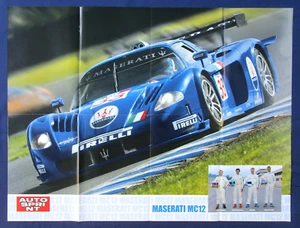 Poster MASERATA MC12 - CAMPIONATO FIA GT 2004 - HERBERT/DE SIMONE/SALO/BERTOLINI - Picture 1 of 1