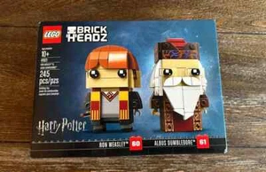Lego Brick Headz 41621 Nuovo Sigillato Harry Potter Ron Weasley Albus Silente - Foto 1 di 2