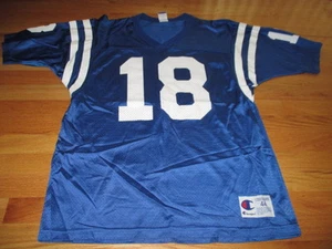 Vintage Champion PEYTON MANNING No 18 INDIANAPOLIS COLTS (Size 44) Jersey - Picture 1 of 4