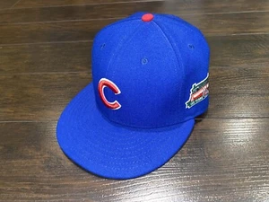 Chicago Cubs New Era Authentic 59FIFTY Fitted 6 7/8 Wrigley Field 100 Year PATCH - Picture 1 of 8