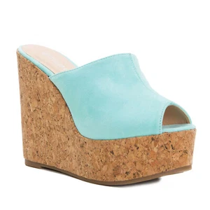 Scarpe donna sandali zeppe zeppa zatteroni scamosciati sughero TOOCOOL CA128 - Imagen 1 de 30
