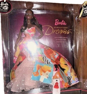 Barbie Generation of Dreams 50th Anniversary ~Black~ RARE Collectible Doll-NIB - Picture 1 of 5
